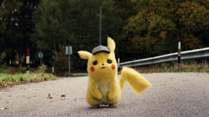 Image tiré du film Pokemon : détective pikachu.