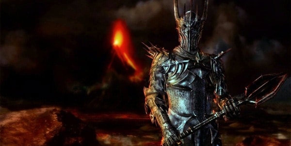 Image issu du film le seigneur des anneaux, on y voit Sauron.