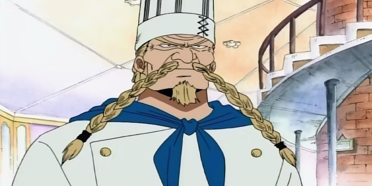 Image tirée de One Piece, portrait de Zeff le mentor de Sanji