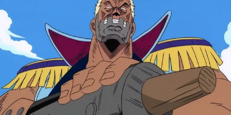 Image tirée de One Piece, portrait de captain morgan